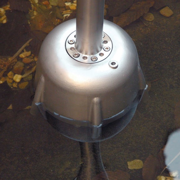 Ultrasonic Sonatax sc probe before immersion in an open application