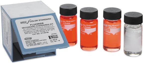 SpecCheck Gel Secondary Standard Set, Fluoride