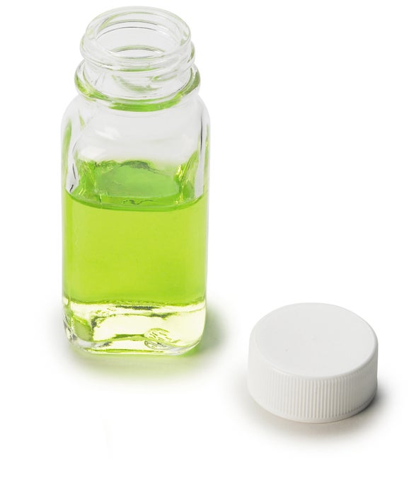 Square Glass Bottle, 29 mL, pk/6