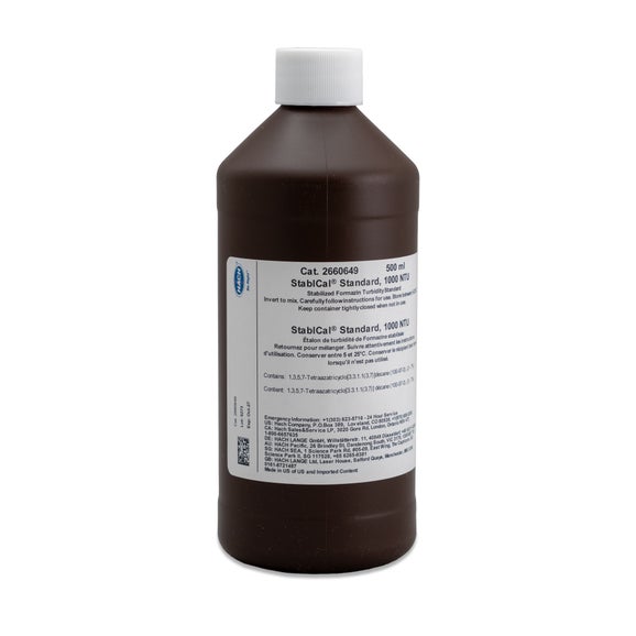 Stablcal Stabilised Formazine Turbidity Standard, 1000 NTU, 500 mL