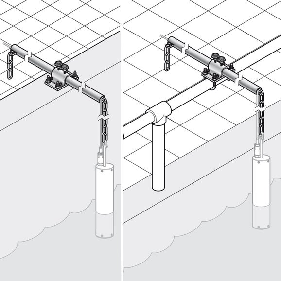 Stainless steel chain mount kit for FP 360 sc