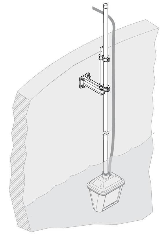 Stainless Steel pole mount kit for FILTERPROBE sc / FILTRAX