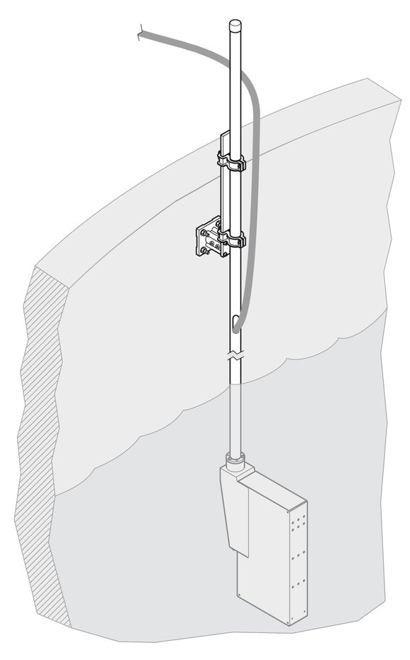 Stainless Steel pole mount kit for FILTRAX / SIGMATAX