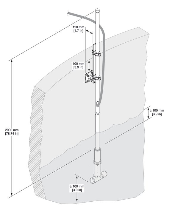 Stainless Steel pole mount kit for FILTRAX / SIGMATAX