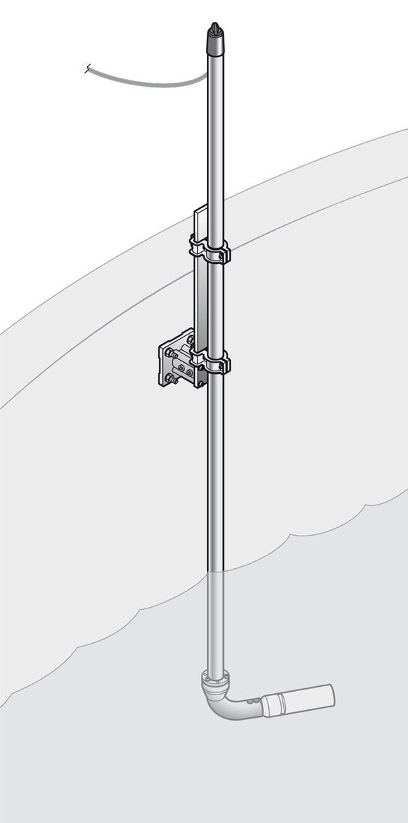 Stainless Steel pole mount kit for UVAS