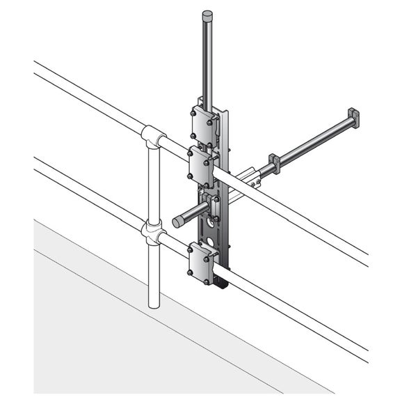 Stainless Steel railing mount support kit