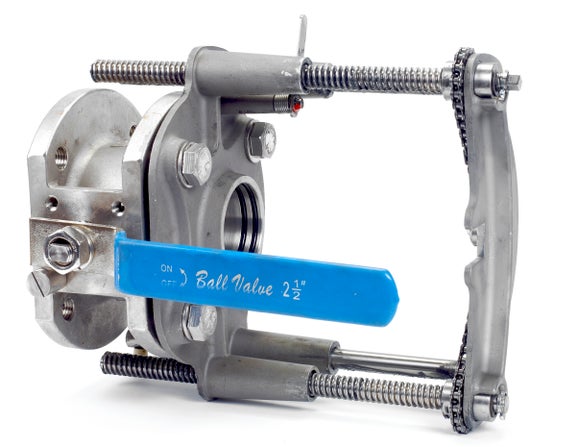 Insertion Mount Kit for SOLITAX sc Inline and Highline Insertion Sensors (ball valve and extraction system)