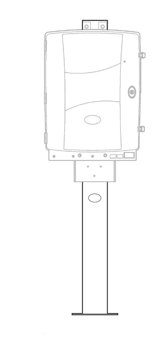 Stand mounting kit for SC analyser without SC controller