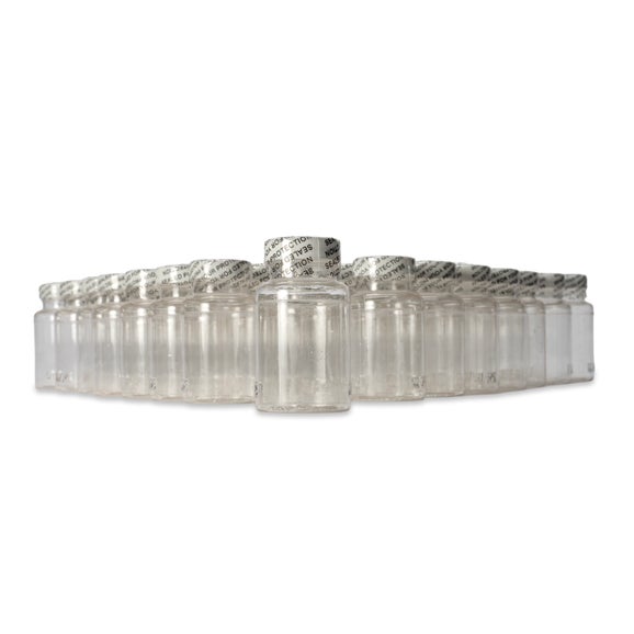 Sterile 120 mL Sample Bottles, 100/pk, Shrink-banded, Polystyrene with Thiosulfate