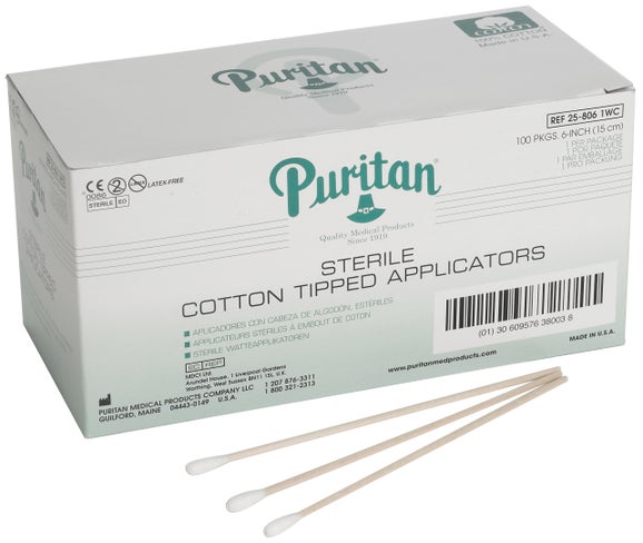 Swabs, Cotton, Presterilized