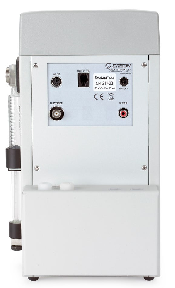 TitraLab Automatic Titrator for Salt Content in Tomato Sauce