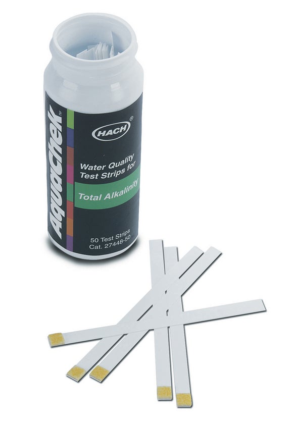 Total Alkalinity Test Strips, 0-240 mg/L, 50 tests