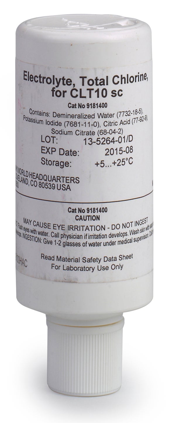 Total Chlorine Electrolyte for CLT10sc