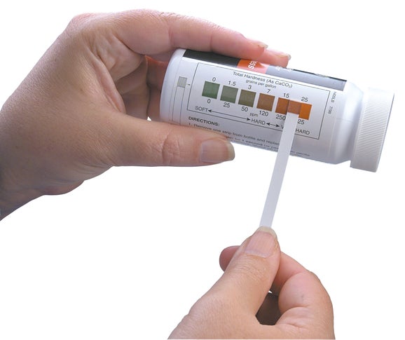 Total Hardness Test Strips, 0-425 mg/L, 250 tests, Individually Wrapped