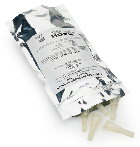 Tryptic Soy Broth Plastic Ampules, pk/50