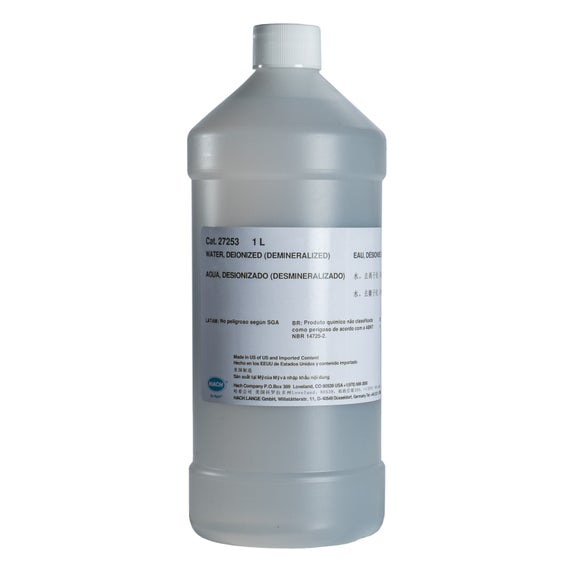 Water, deionised and demineralised, 1000 mL