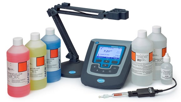 HQ440d Benchtop Meter Package with PHC745 pH Ultra Electrode