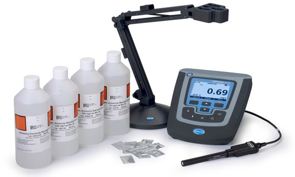 HQ440d Benchtop Meter Package with ISENH3181 Ammonia Electrode