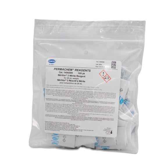 NitriVer® 3 Nitrite Reagent Powder Pillows, 25 mL, pk/1000 (10 x pk/100)