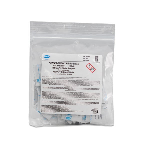 NitriVer 3 Nitrite Reagent Powder Pillows, 5 mL, pk/100