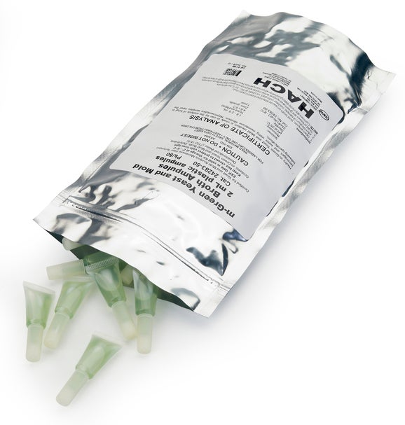 m-Green Yeast & Mold Broth, Plastic Ampules, pk/50