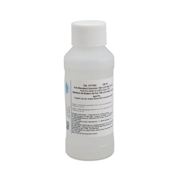 Iron Standard Solution, 100 mg/L as Fe (NIST), 100 mL