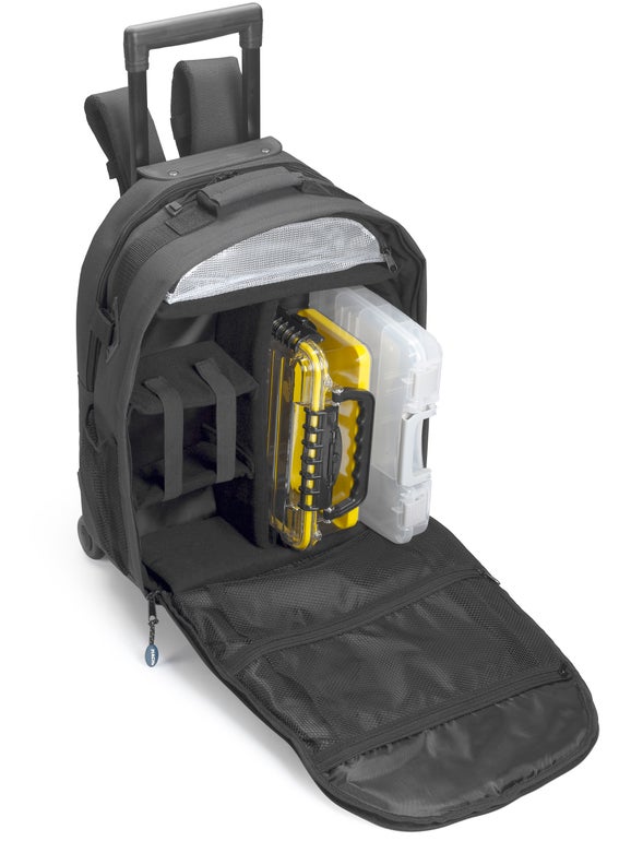 Large Backpack for Portable Instruments, Wheeled with Cases