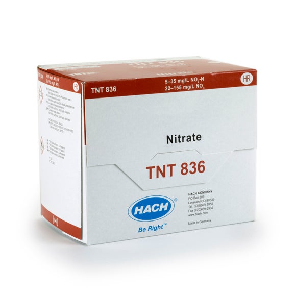 Nitrate TNTplus Vial Test, HR (5-35 mg/L NO₃-N), 25 Tests