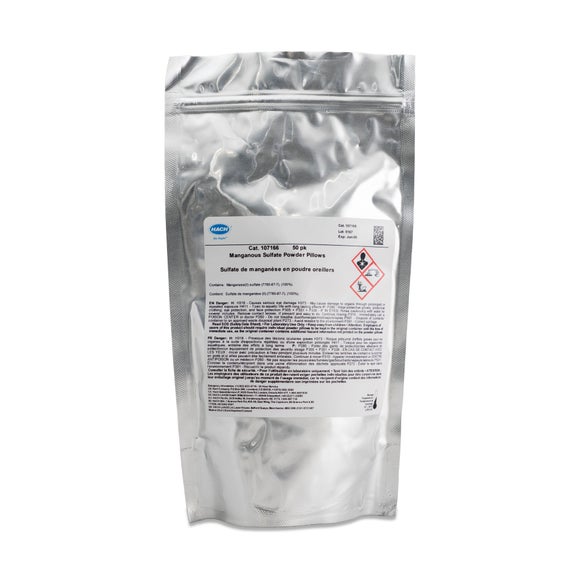 Manganous Sulfate Powder Pillows, pk/50