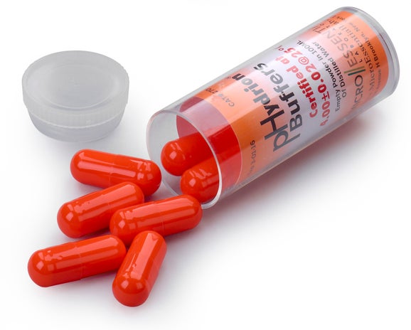 pH Buffer, 4.00 (10 Capsules)
