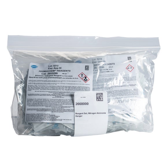 Nitrogen-Ammonia Reagent Set, Salicylate Method, 10 mL