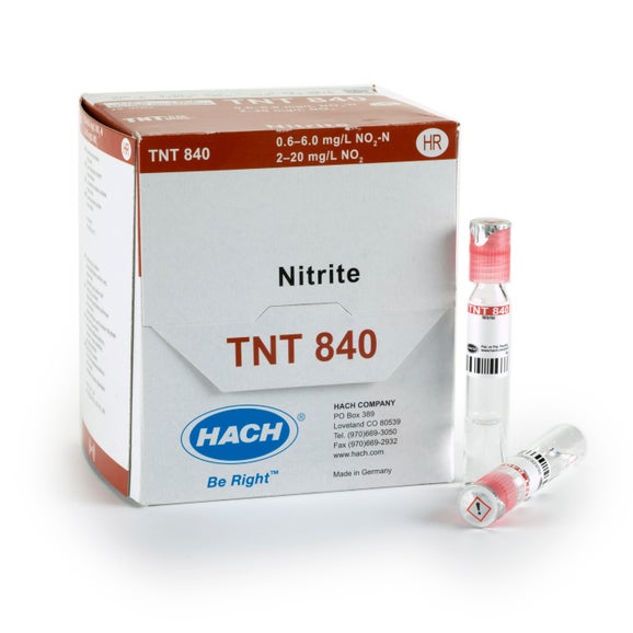 Nitrite TNTplus Vial Test, HR (0.6-6.0 mg/L NO₂-N), 25 Tests