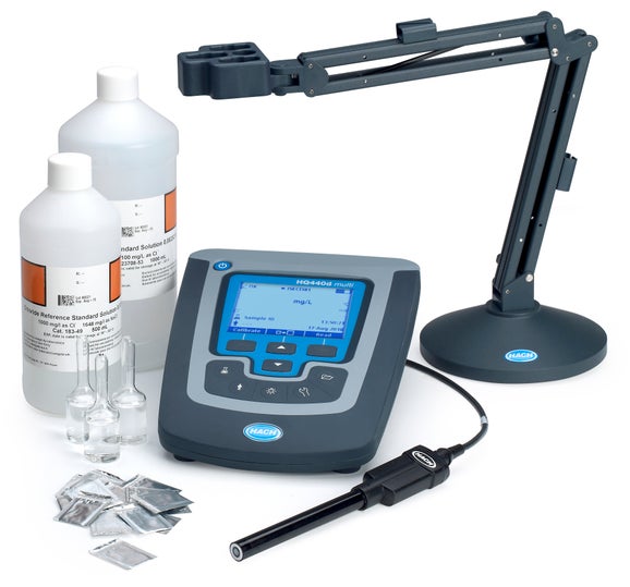 HQ440d Benchtop Meter Package with ISECL181 Chloride ISE Electrode
