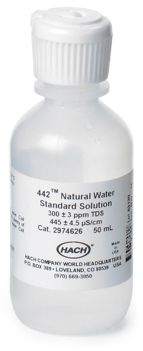 Natural Water Standard Solution, 300 ppm Total Dissolved Solids (TDS), 50 mL