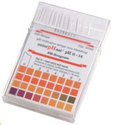 pH Paper, 0 - 14 pH Range, 100/pk