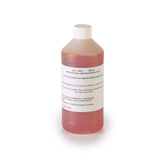Methyl Orange Indicator Solution, 500 mL