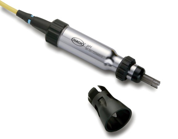 Intellical PHC101 Field Low Maintenance Gel Filled pH Electrode, 30 m Cable