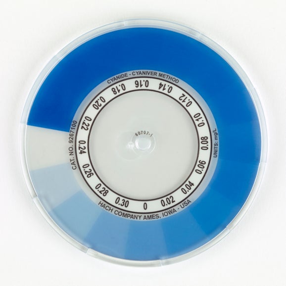 Iron Color Disc Test Kit, Model IR-18B